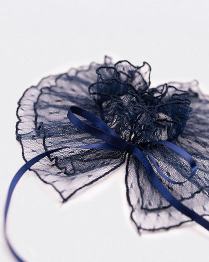 Detail of royal blue Isabelle sleeves