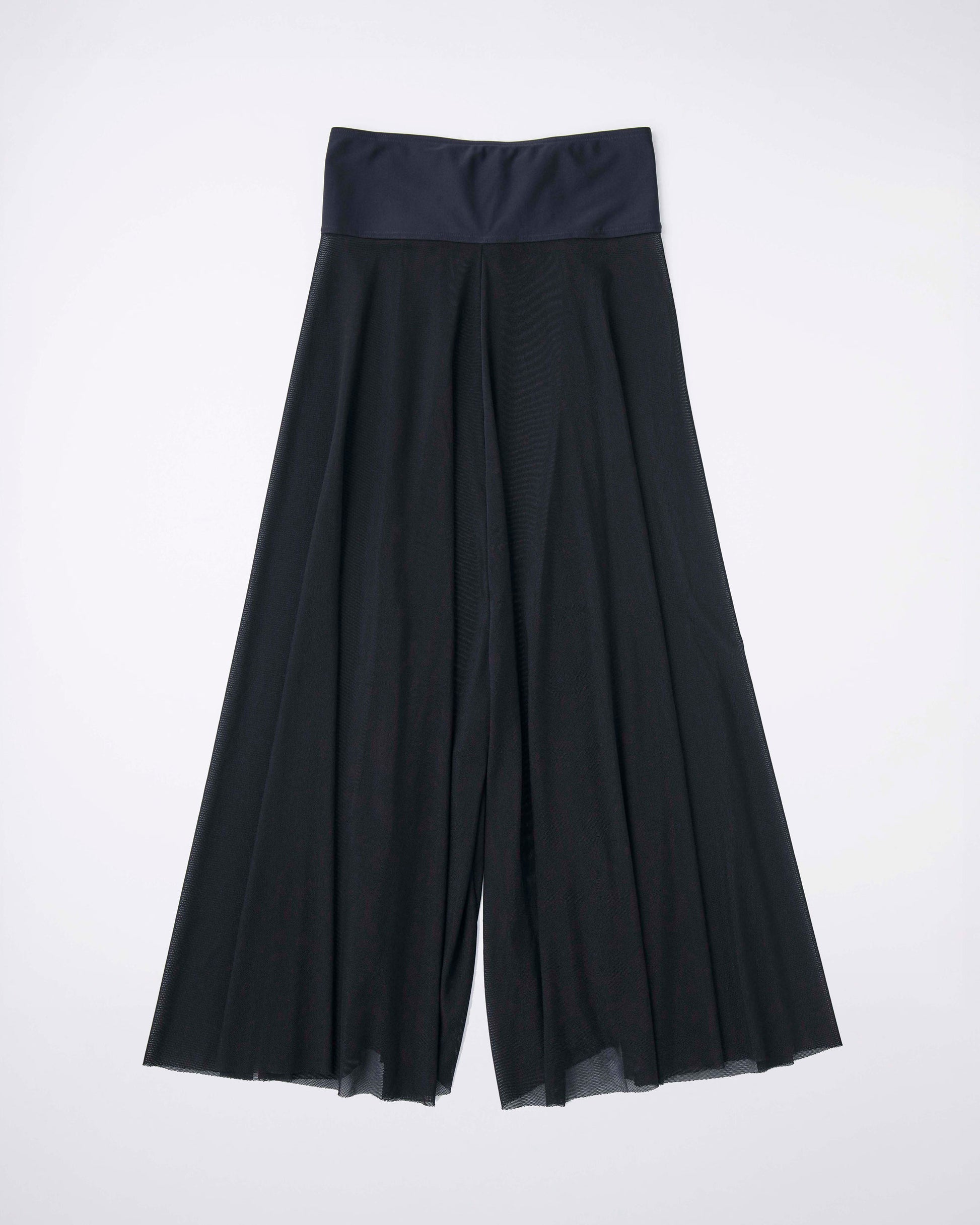 Back view of corset-inspired flowy pants in pink activewear