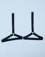 Front view of Black Garter for DuBarry Tank Top