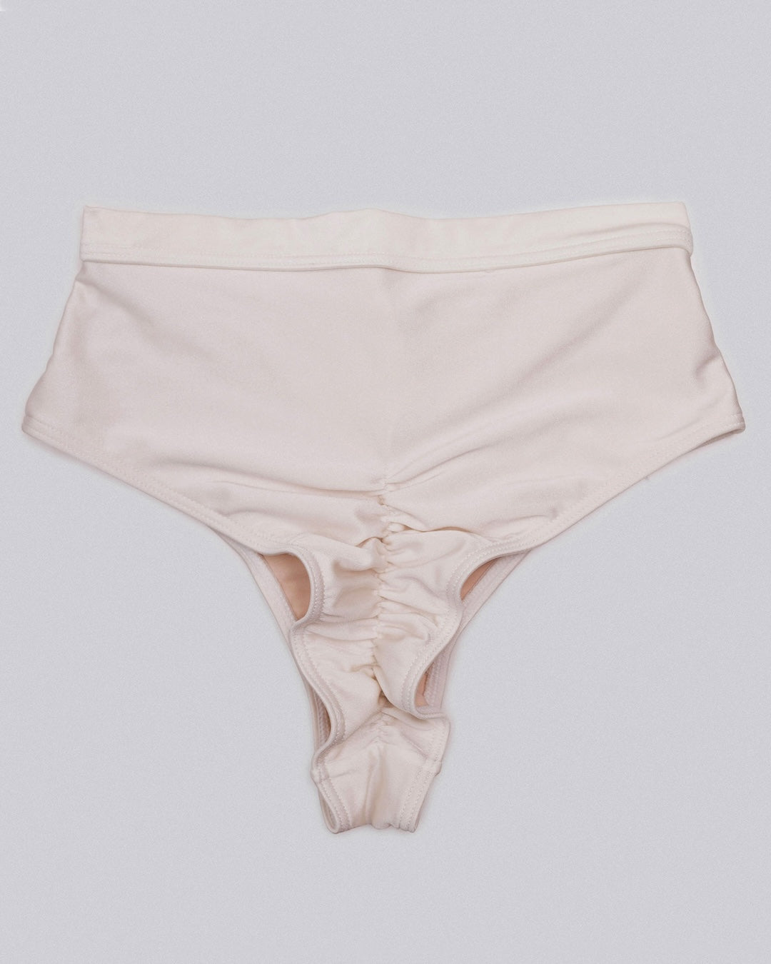 back view of Matilda Bottom in ivory with elegant silhouette
