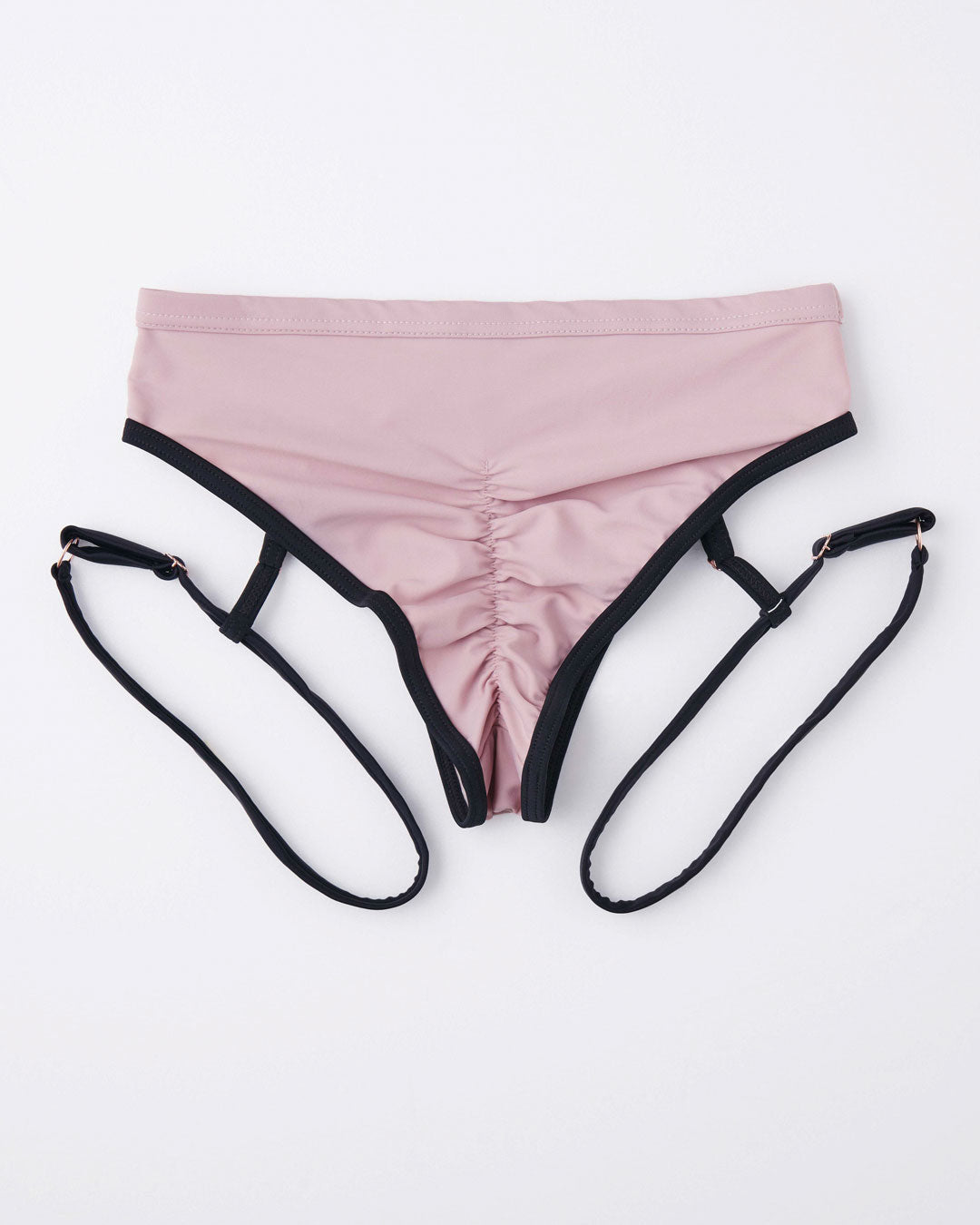 Jeanne bottom in pink lay-flat back view